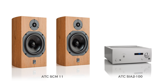 ATC SCM 11 & ATC SIA2-100 integrated DAC amplifier